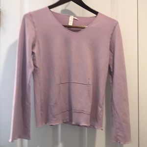 Lovely lilac tee with pocket